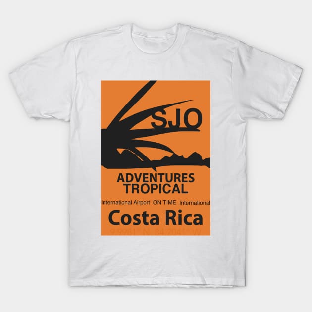 Costa Rica SJO airport T-Shirt by Woohoo